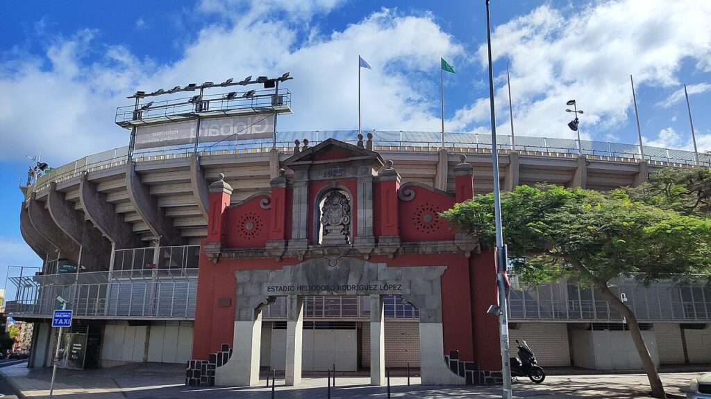 Estadio Heliodoro Rodríguez López, en Santa Cruz de Tenerife