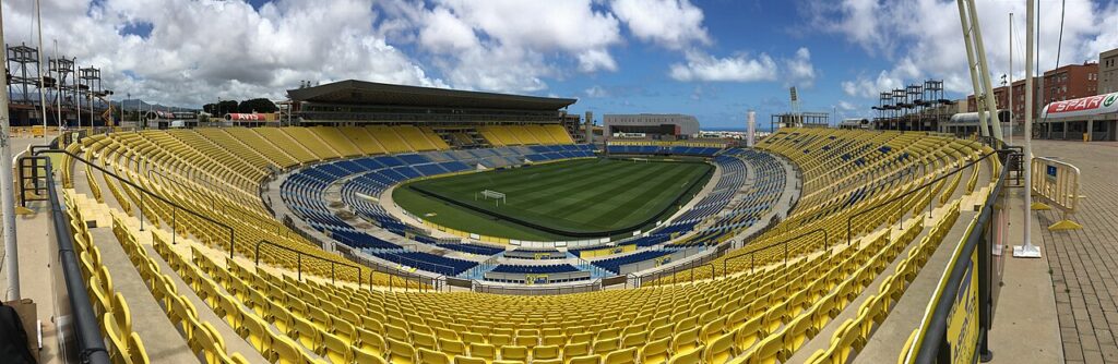Vista panorámica del Estadio de Gran Canaria, en Las Palmas de Gran Canaria