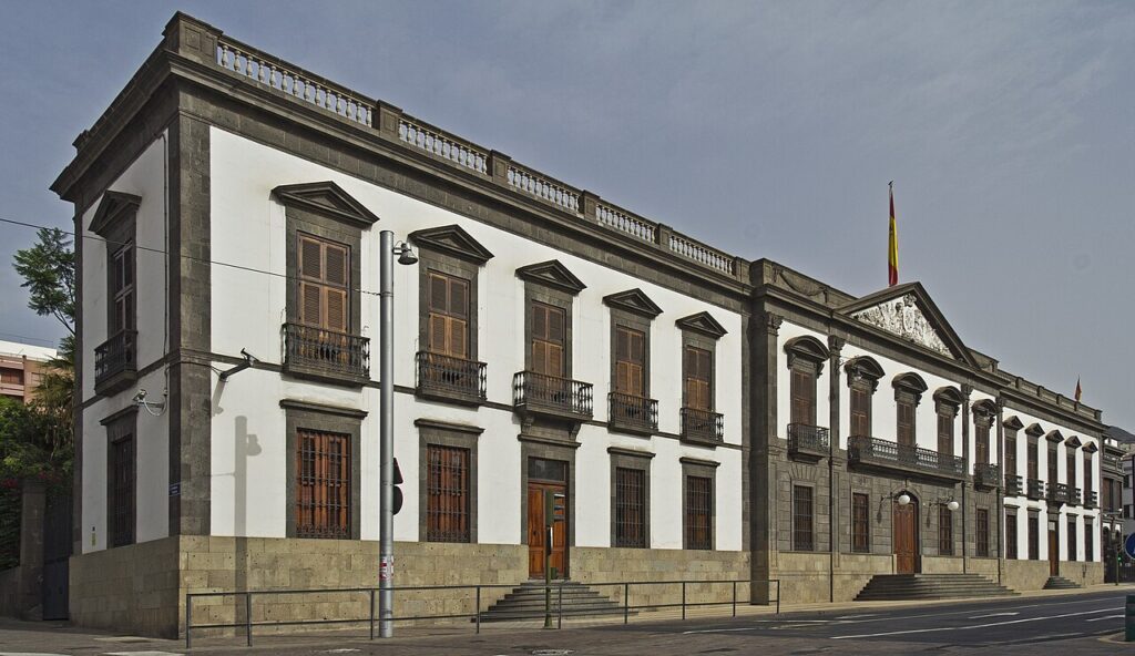 Palacio de la Capitanía General de Canarias, en la plaza Weyler de Santa Cruz de Tenerife (imagen de archivo)