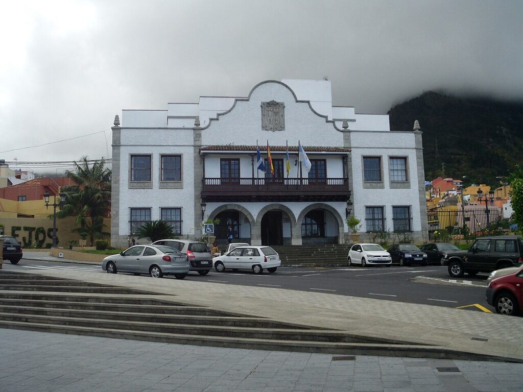 Edificio del Ayuntamiento de Los Realejos (imagen de archivo de 2013)