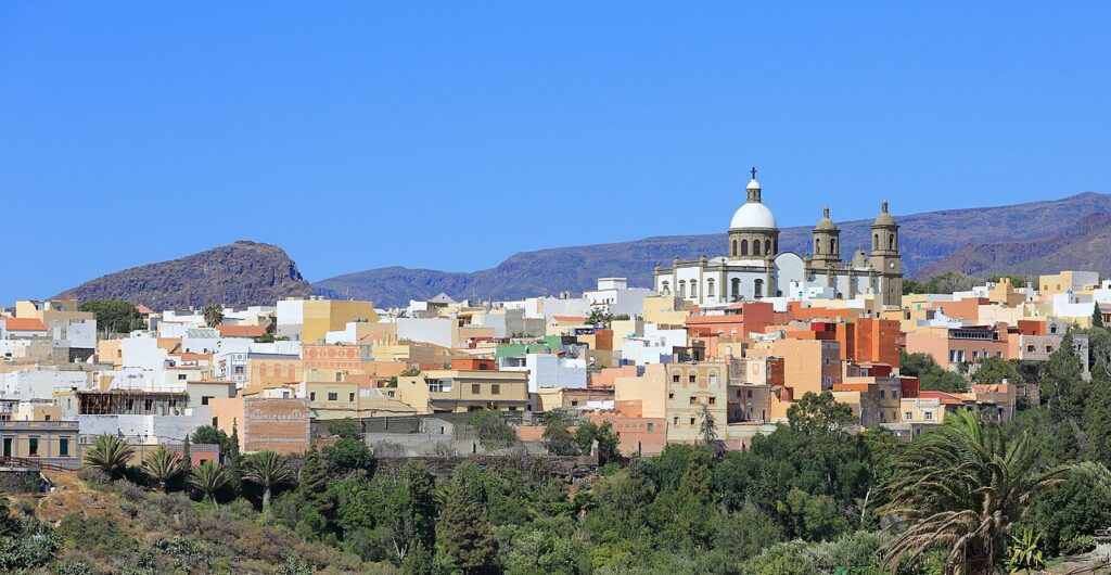 Vista panorámica de Agüimes, en Gran Canaria (imagen de archivo)