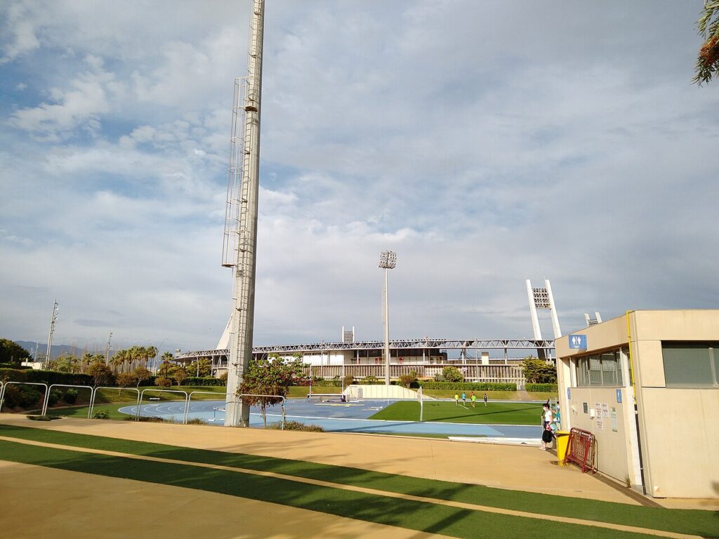 Estadio de la UD Almería, antes llamado de los Juegos Mediterráneos, en 2021 (imagen de archivo)