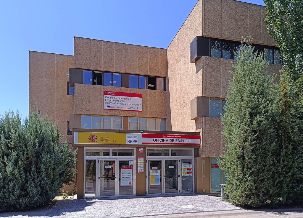 Oficina pública de empleo en Madrid (imagen de archivo)