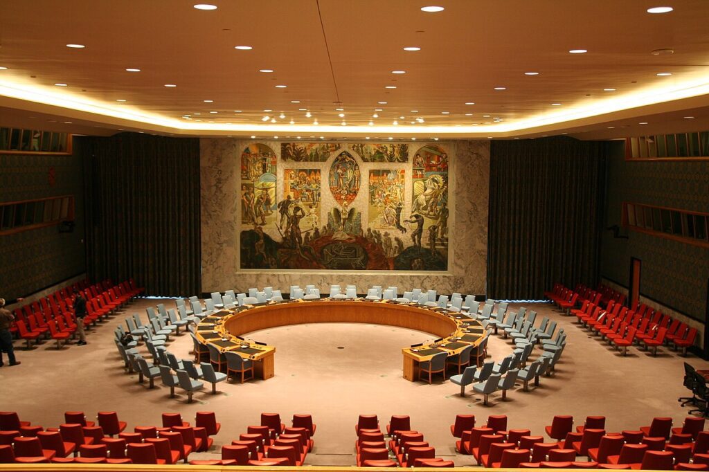 Sala del Consejo de Seguridad de la ONU en Nueva York (imagen de archivo)