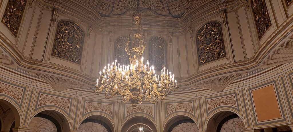 Salón del Palau Reial de Pedralbes, en Barcelona (imagen de archivo)