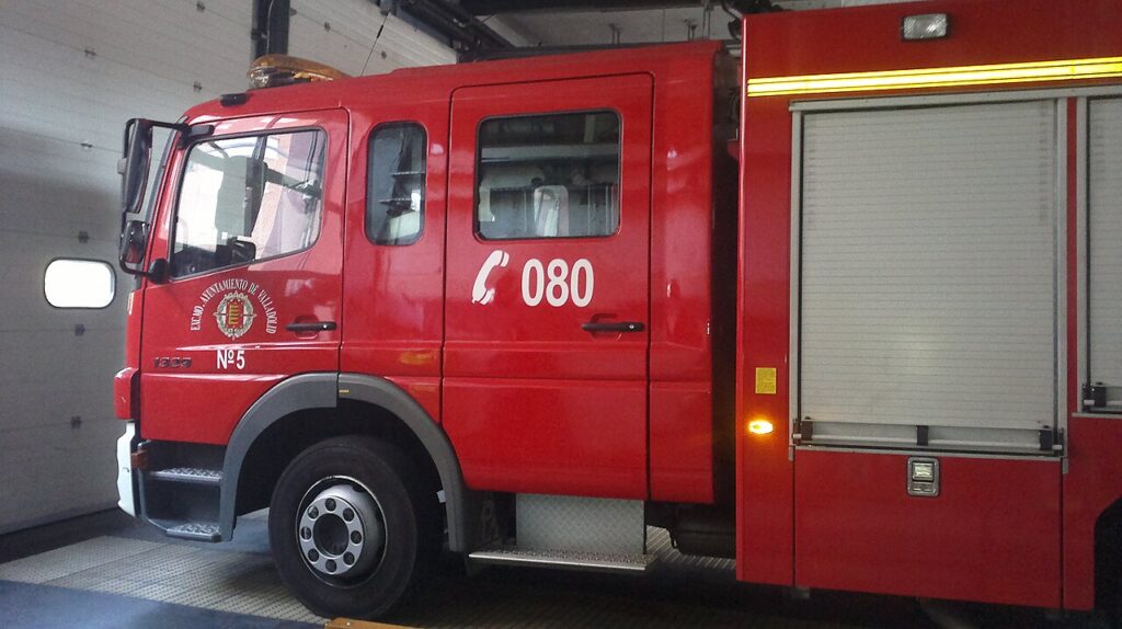 Una bomba urbana pesada de bomberos, el tipo de vehículo entregado (imagen de archivo)