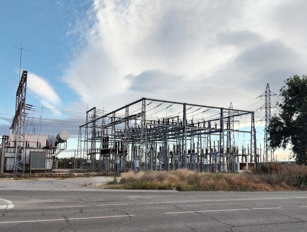 Subestación eléctrica en Montilla, Córdoba (imagen de archivo)