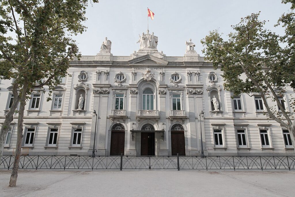 Fachada del Tribunal Supremo, en Madrid (imagen de archivo)