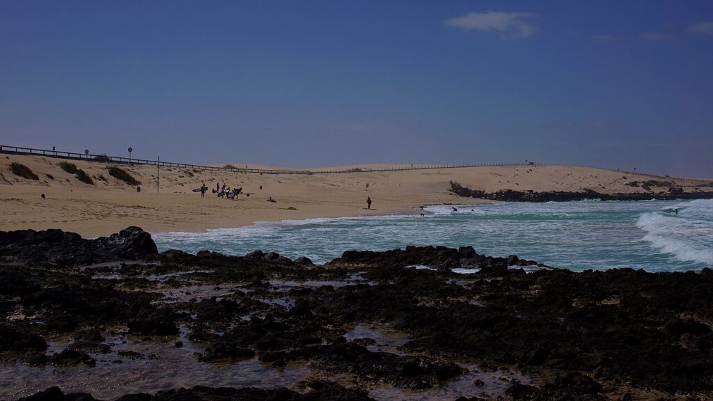 Dunas y Grandes Playas de Corralejo, en Fuerteventura (imagen de archivo)