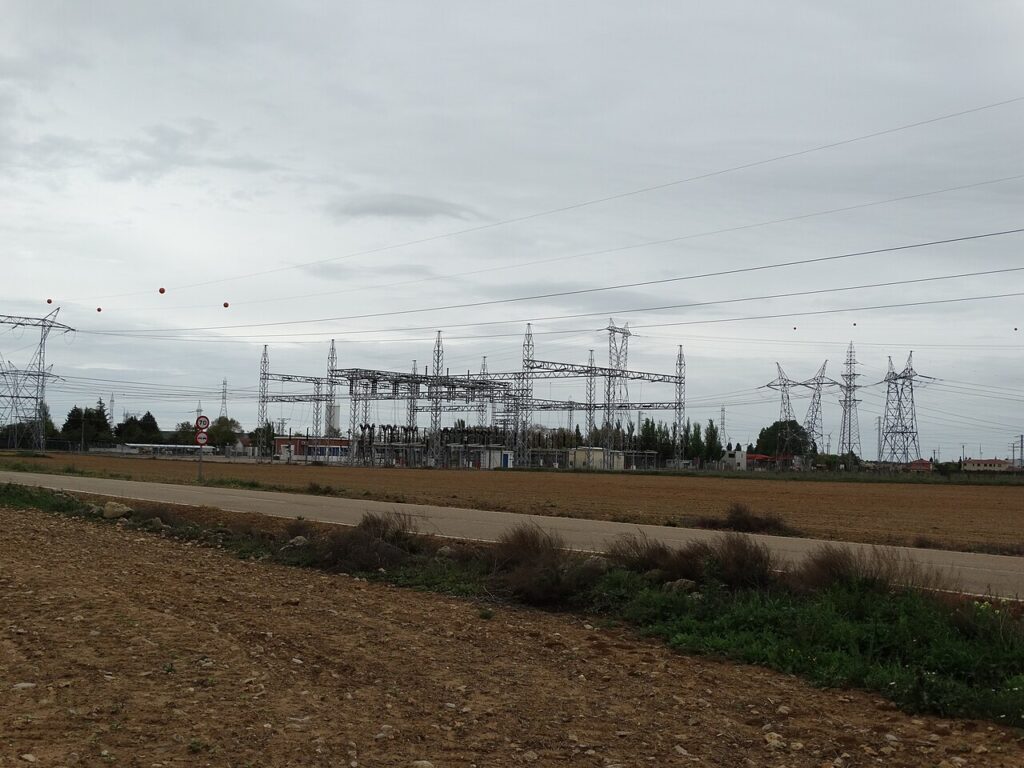 Subestación de Red Eléctrica en La Mudarra, Valladolid (imagen de archivo)