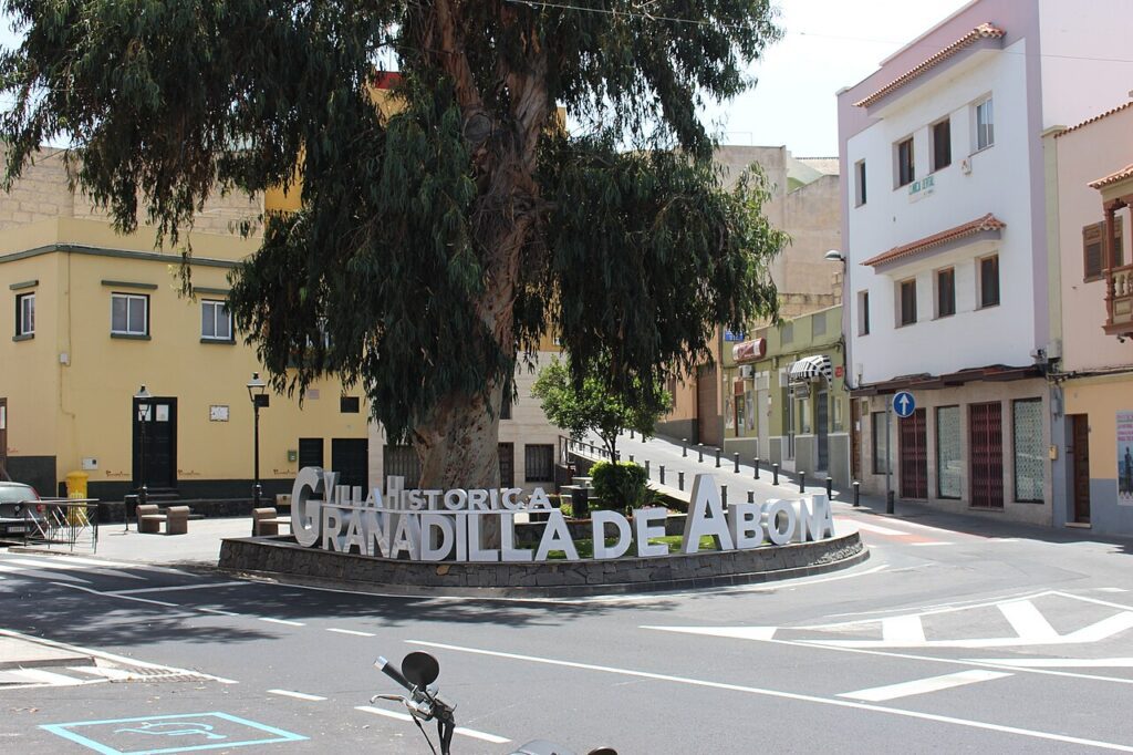 Casco de Granadilla de Abona, en el sur de Tenerife