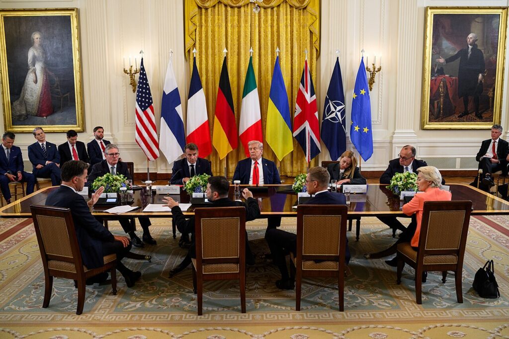 Reunión de Donald Trump con Volodímir Zelenski y líderes europeos en la Casa Blanca