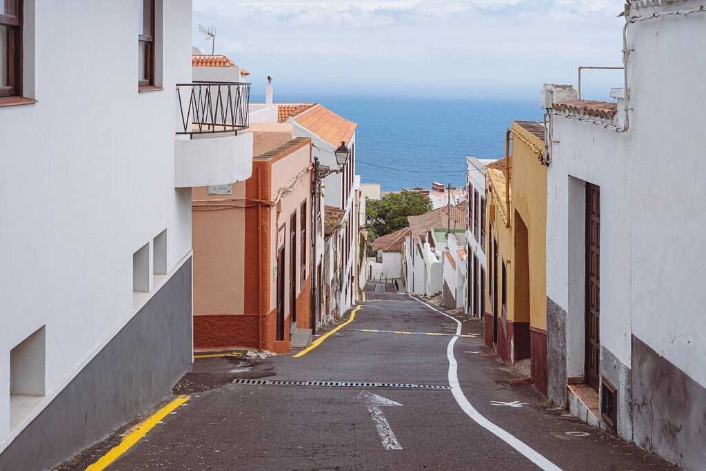 Calle de El Amparo, en Icod de los Vinos