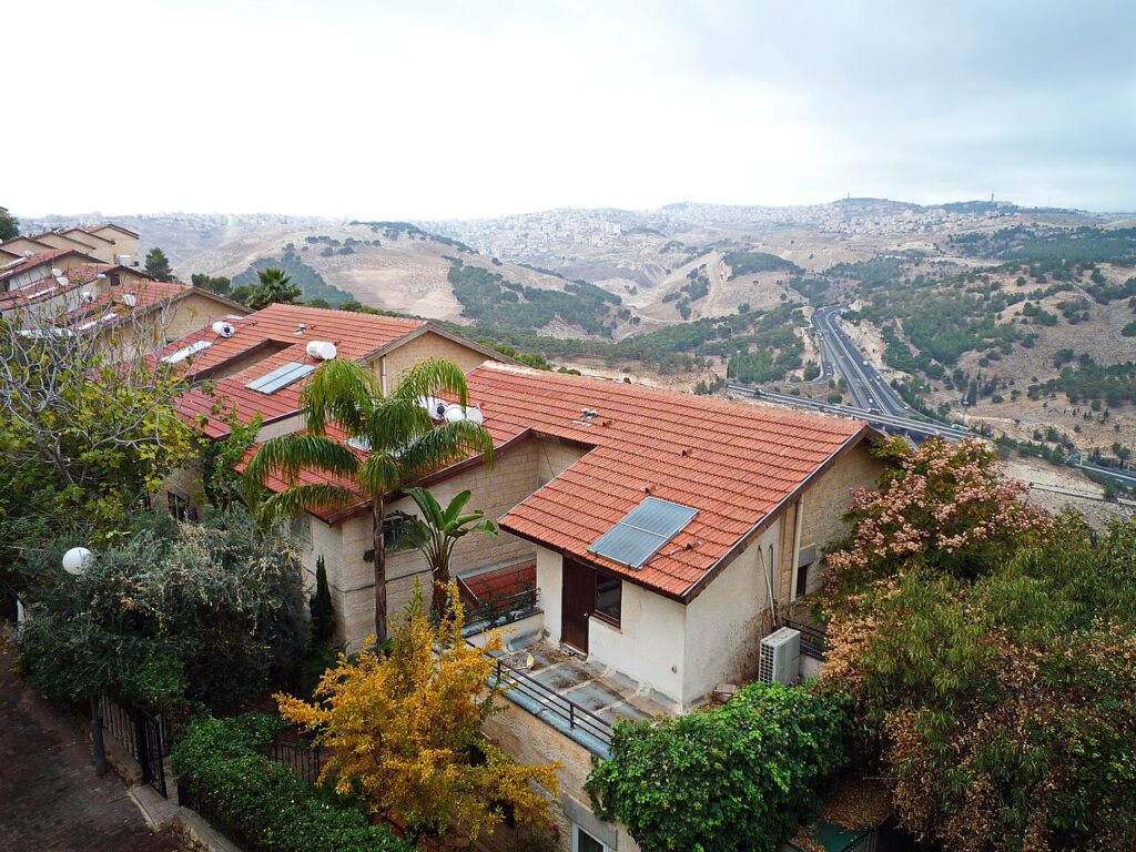 Vista de Ma'ale Adumim, asentamiento israelí junto a la zona E1, al este de Jerusalén