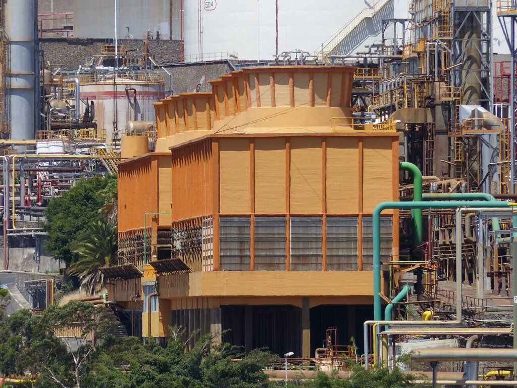 Instalaciones de la refinería de Santa Cruz de Tenerife