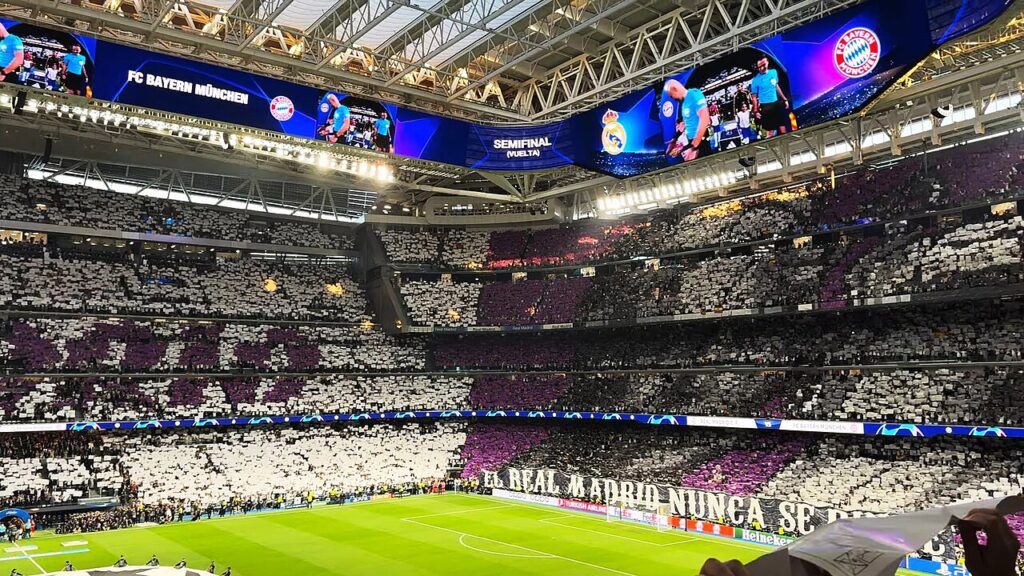Estadio Santiago Bernabéu, en Madrid