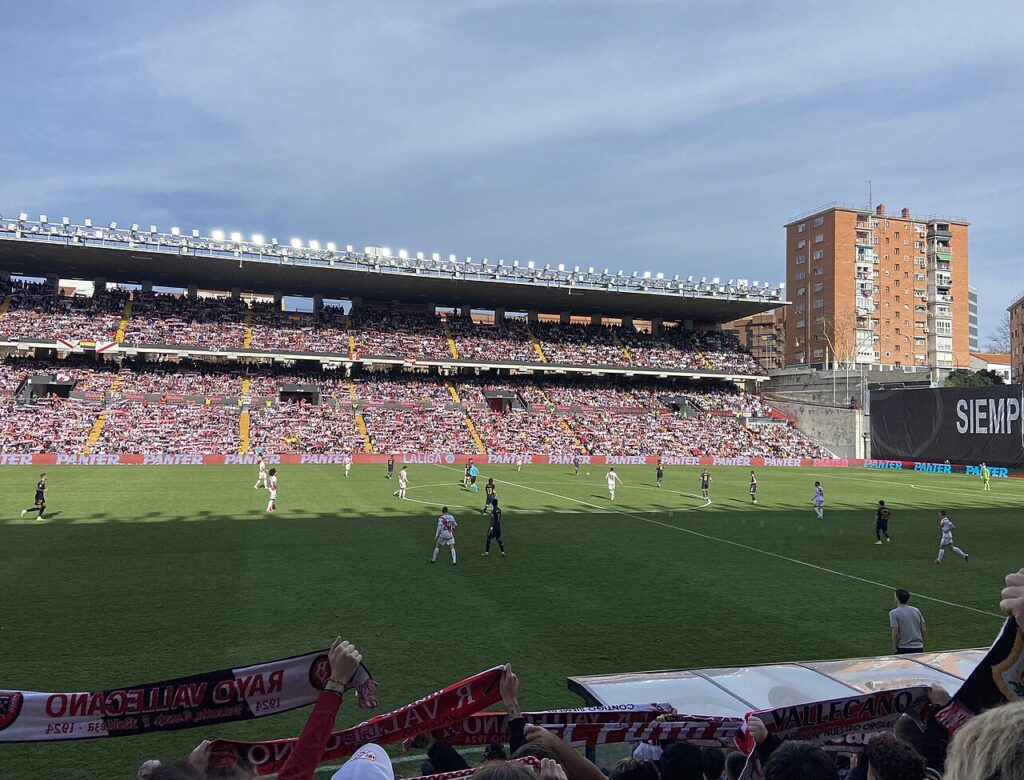 Estadio de Vallecas, en Madrid