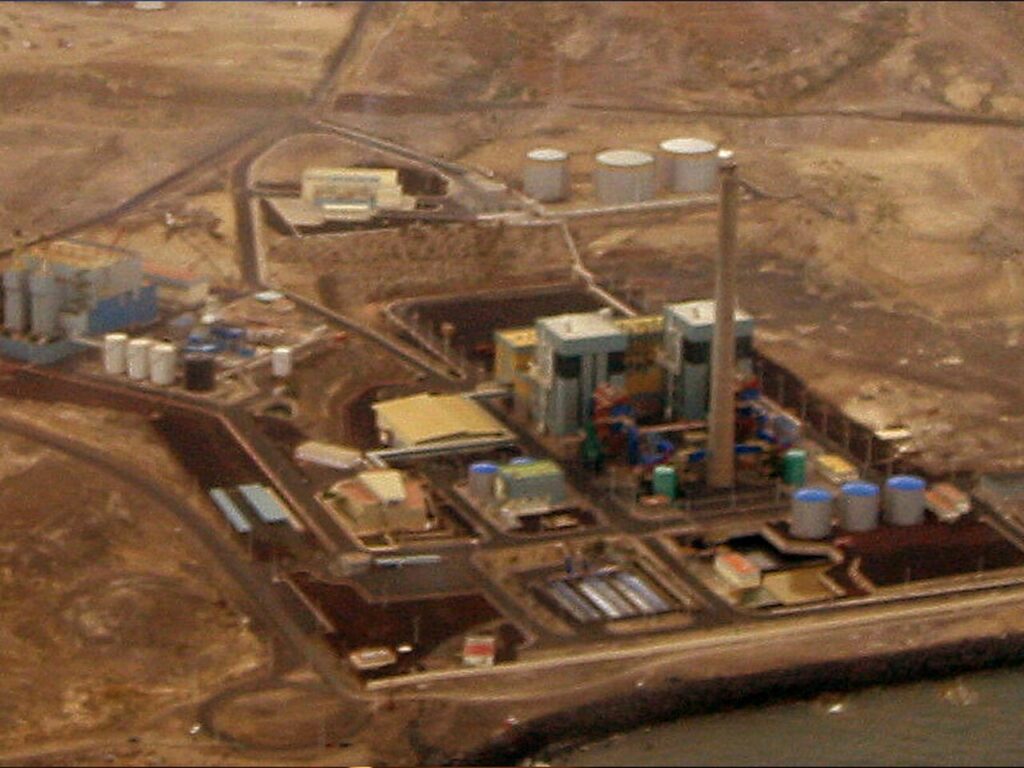 Central térmica de Granadilla, en el sur de Tenerife