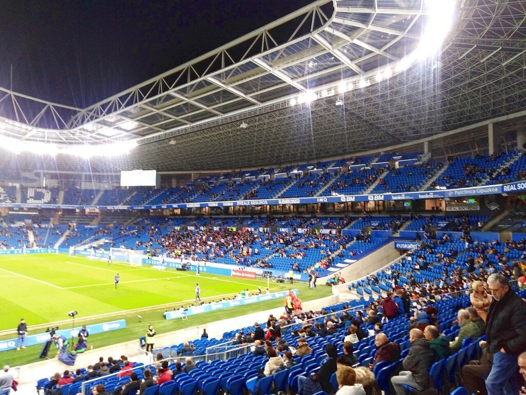 Estadio de Anoeta, en San Sebastián