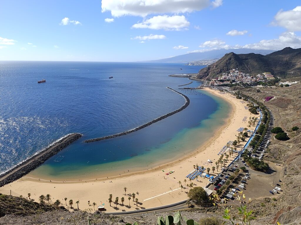 Playa de Las Teresitas, en Santa Cruz de Tenerife