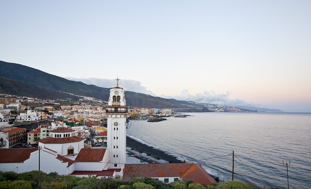 Vista de Candelaria, en Tenerife