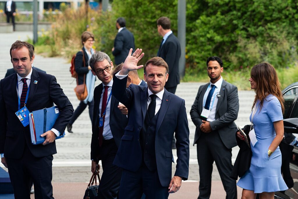 El presidente francés Emmanuel Macron, en 2025