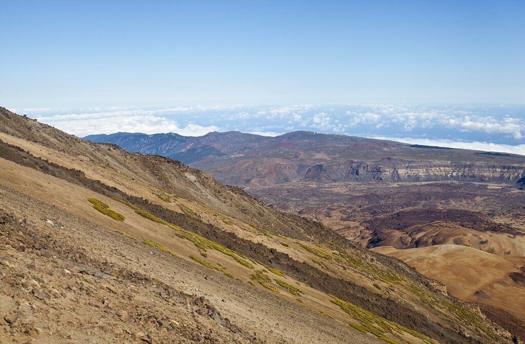 Caldera de Las Cañadas, en el Parque Nacional del Teide