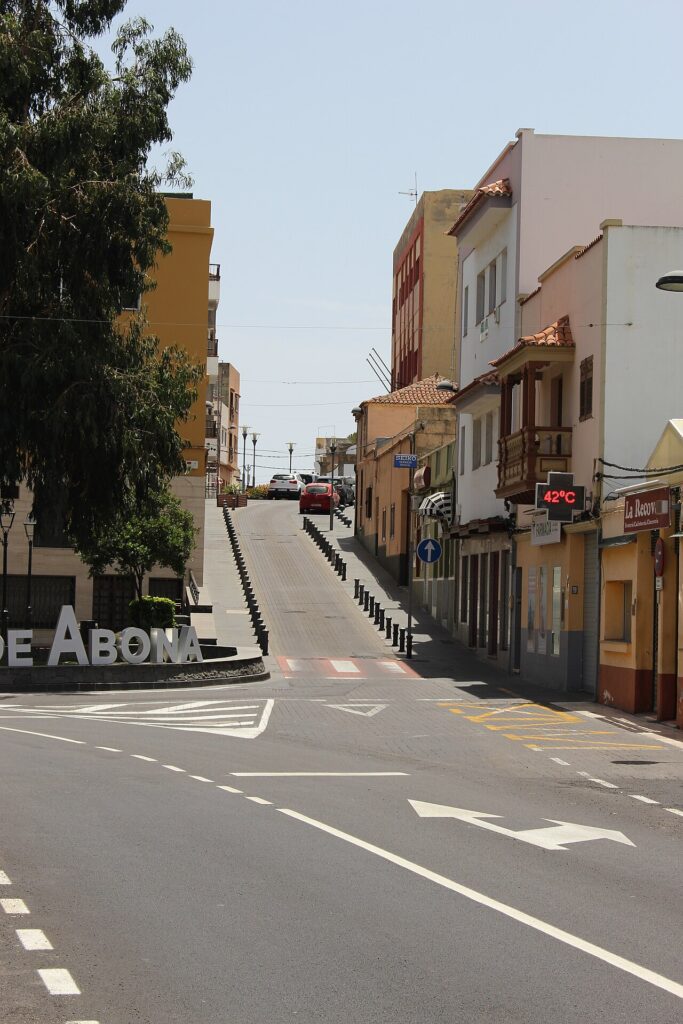 Casco urbano de Granadilla de Abona, en el sur de Tenerife