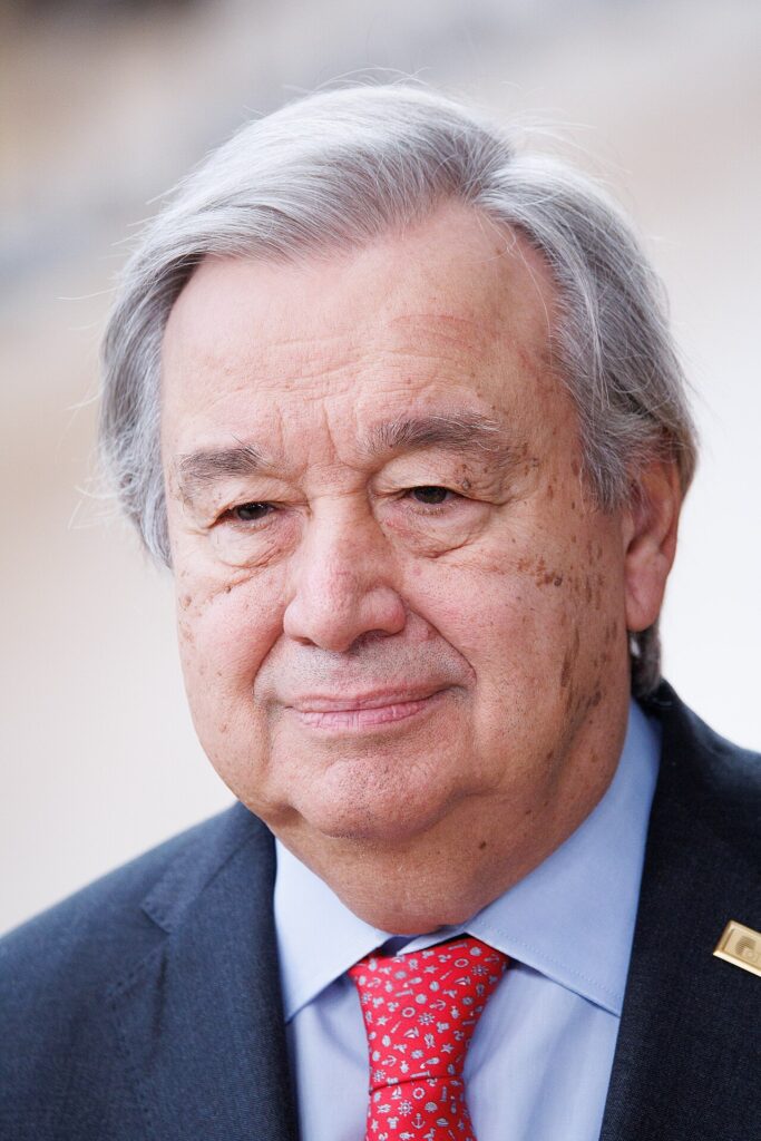 António Guterres, secretario general de la ONU