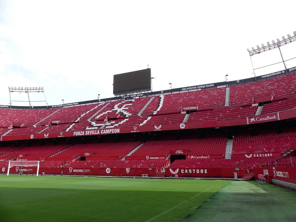 Estadio Ramón Sánchez-Pizjuán, en Sevilla
