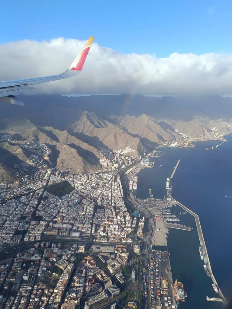 Vista aérea de Santa Cruz de Tenerife