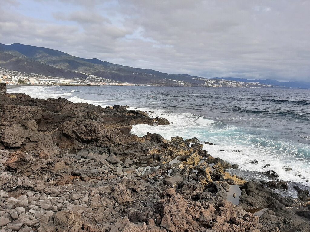 Costa del municipio de Candelaria, en Tenerife