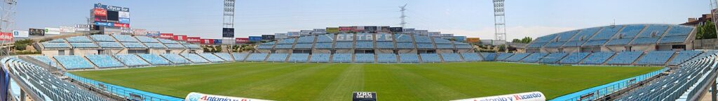 Panorámica del Coliseum, estadio del Getafe