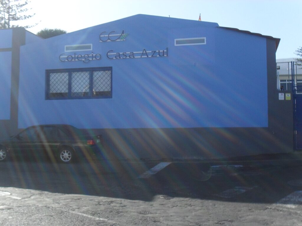 Colegio Casa Azul, en el barrio de La Vera de Puerto de la Cruz