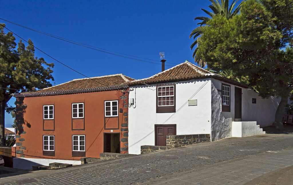 Casas de la calle José Izquierdo, en Tacoronte