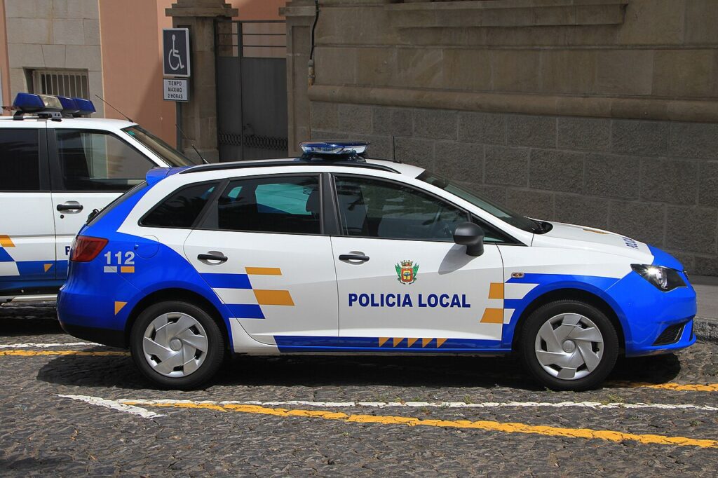 Coche de la Policía Local en La Orotava, Tenerife