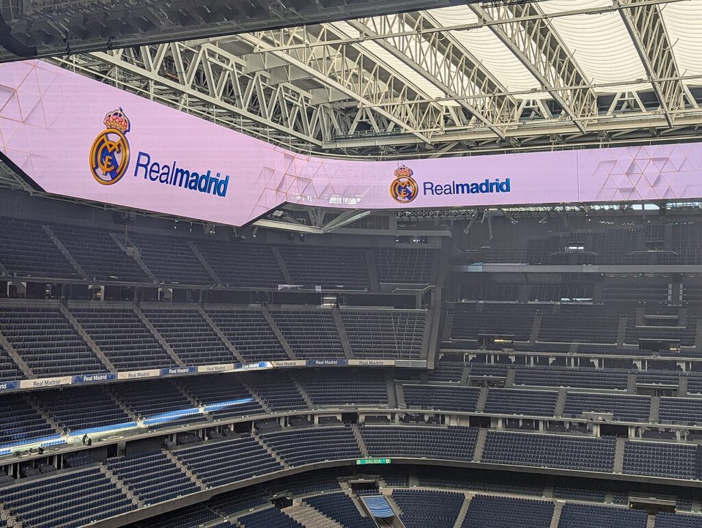 Estadio Santiago Bernabéu, en Madrid