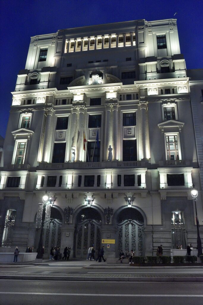 Sede del Ministerio de Educación en la calle de Alcalá de Madrid
