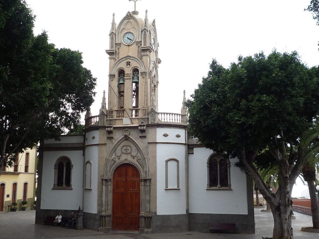 Iglesia del casco de Guía de Isora, en el suroeste de Tenerife