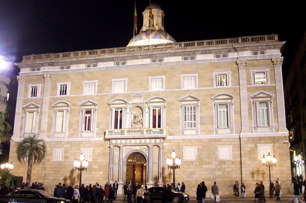 Palau de la Generalitat de Catalunya, en Barcelona