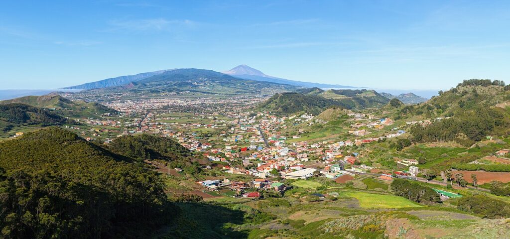 Vista panorámica de San Cristóbal de La Laguna