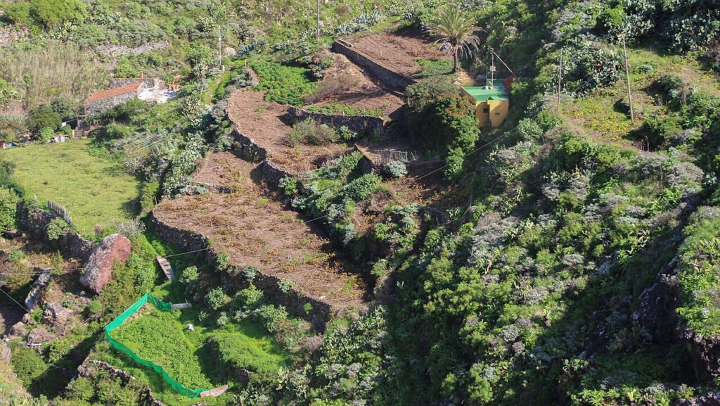 El caserío de Afur, en el macizo de Anaga