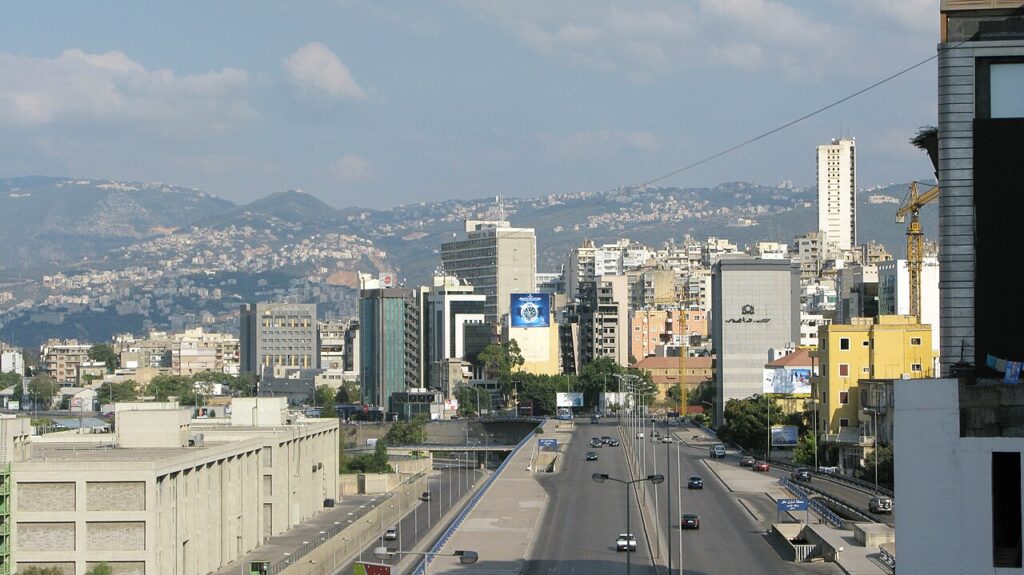 Vista de Beirut, la capital de Líbano