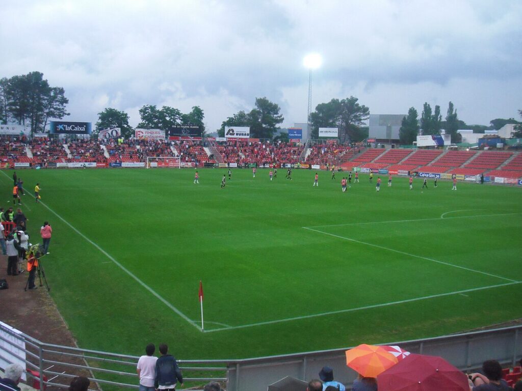 El estadio de Montilivi, en Girona