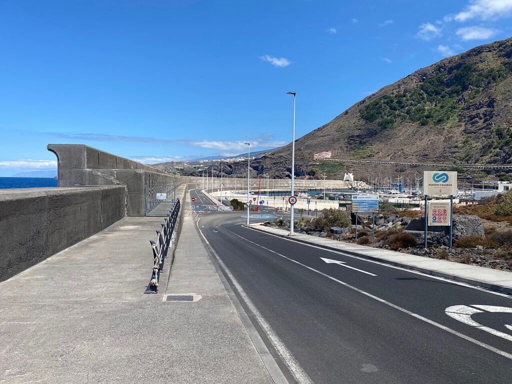 El puerto de Garachico, en el norte de Tenerife