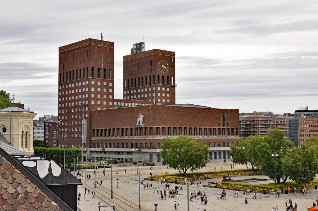 Ayuntamiento de Oslo, sede de la ceremonia del Nobel de la Paz
