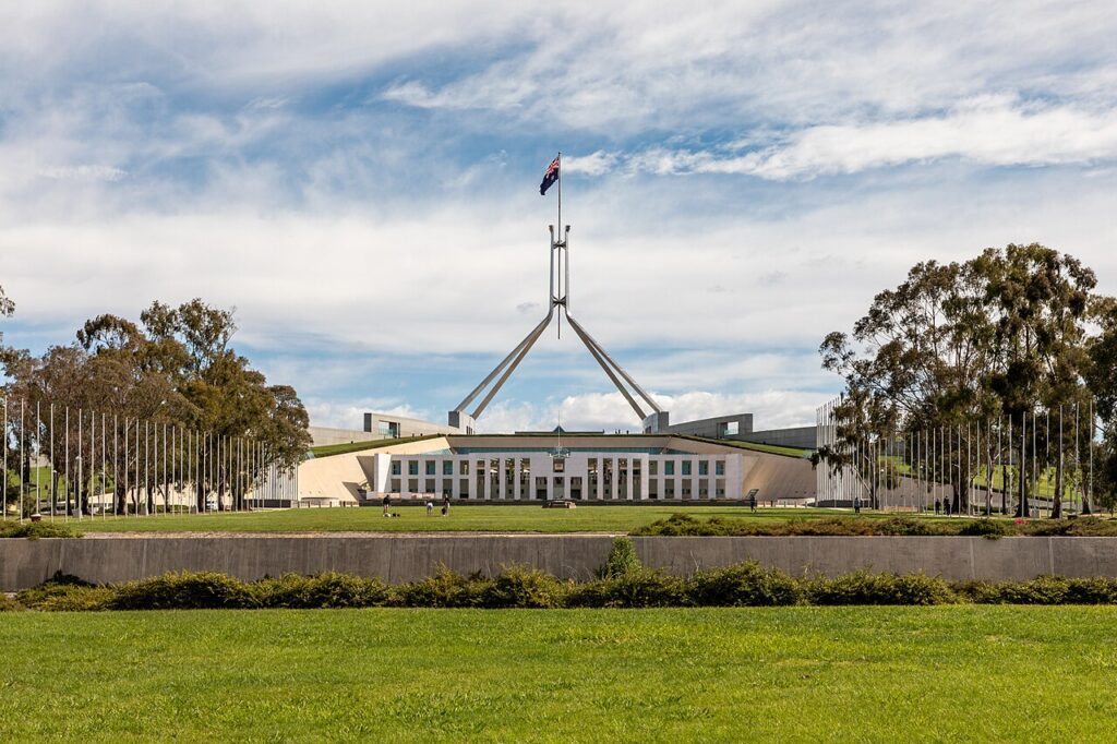 Parlamento de Australia, en Canberra