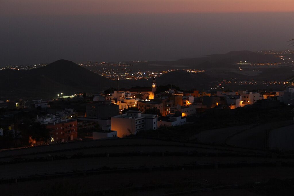 Vista de San Miguel de Abona, en el sur de Tenerife