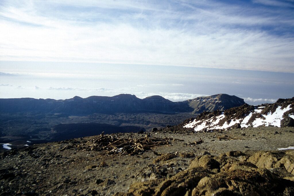 Montaña Blanca, en el Parque Nacional del Teide