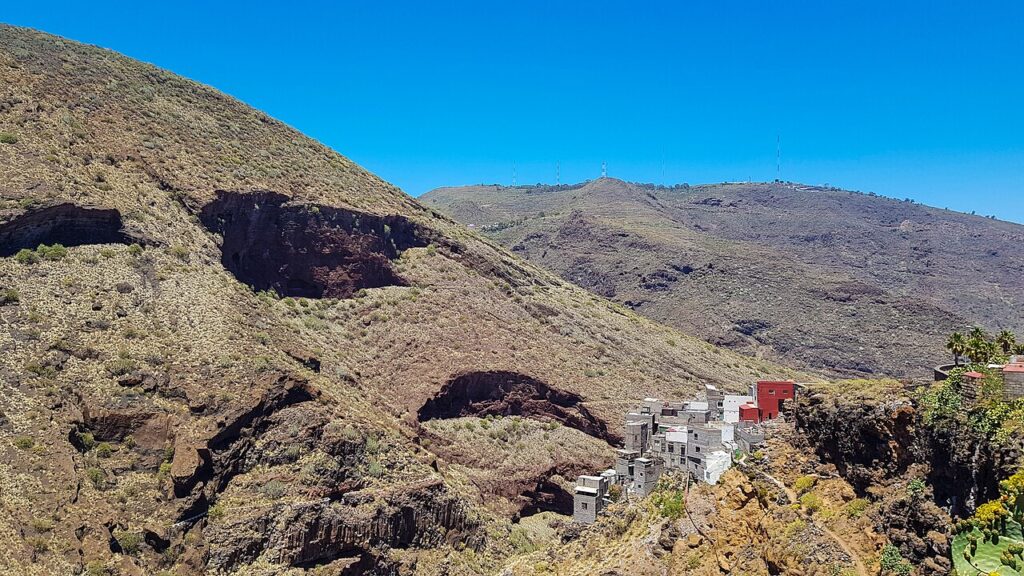 Barranco de Santos a su paso por La Cuesta, en La Laguna